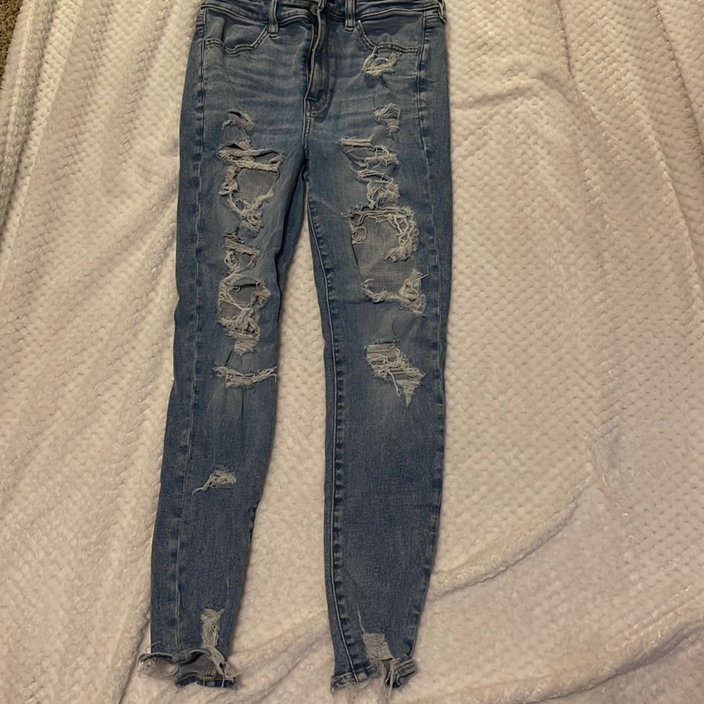 American eagle super high-rise jean leggings